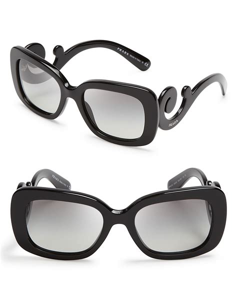 prada baroque black|Prada baroque sunglasses knockoff.